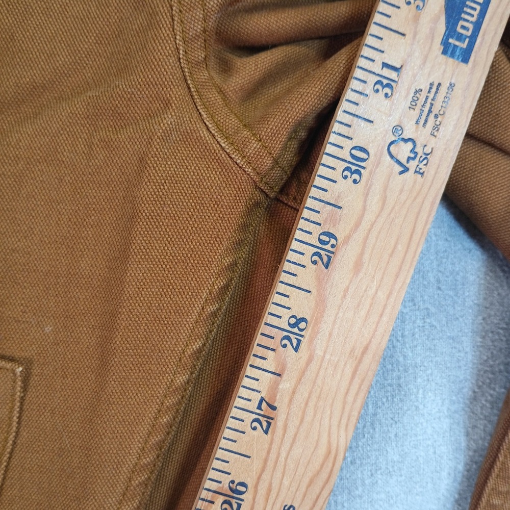 REI Co-op Double Knee Work Pants Mens 38x30 Brown Canvas Utility Trousers Gorp - Picture 7 of 10